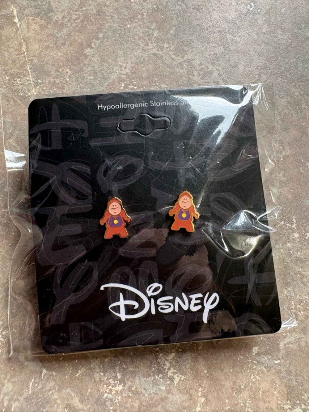 Disney Couture Kingdom Cogsworth Earrings